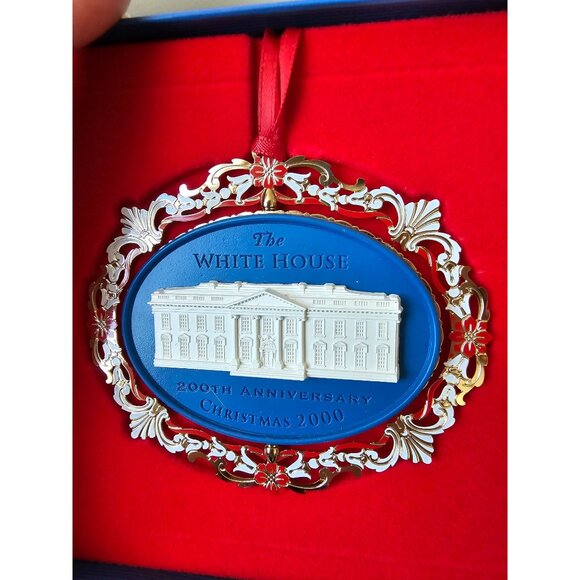 White House 200th anniversary ornament George Washington president Americana Xma - Picture 2 of 8